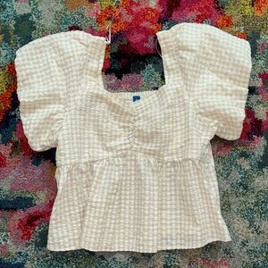 Old Navy Gingham top